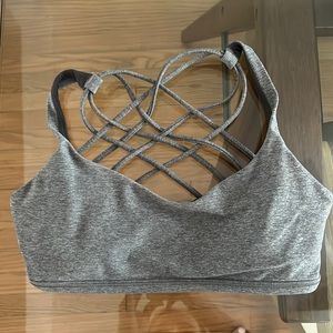 Lululemon gray sports bra